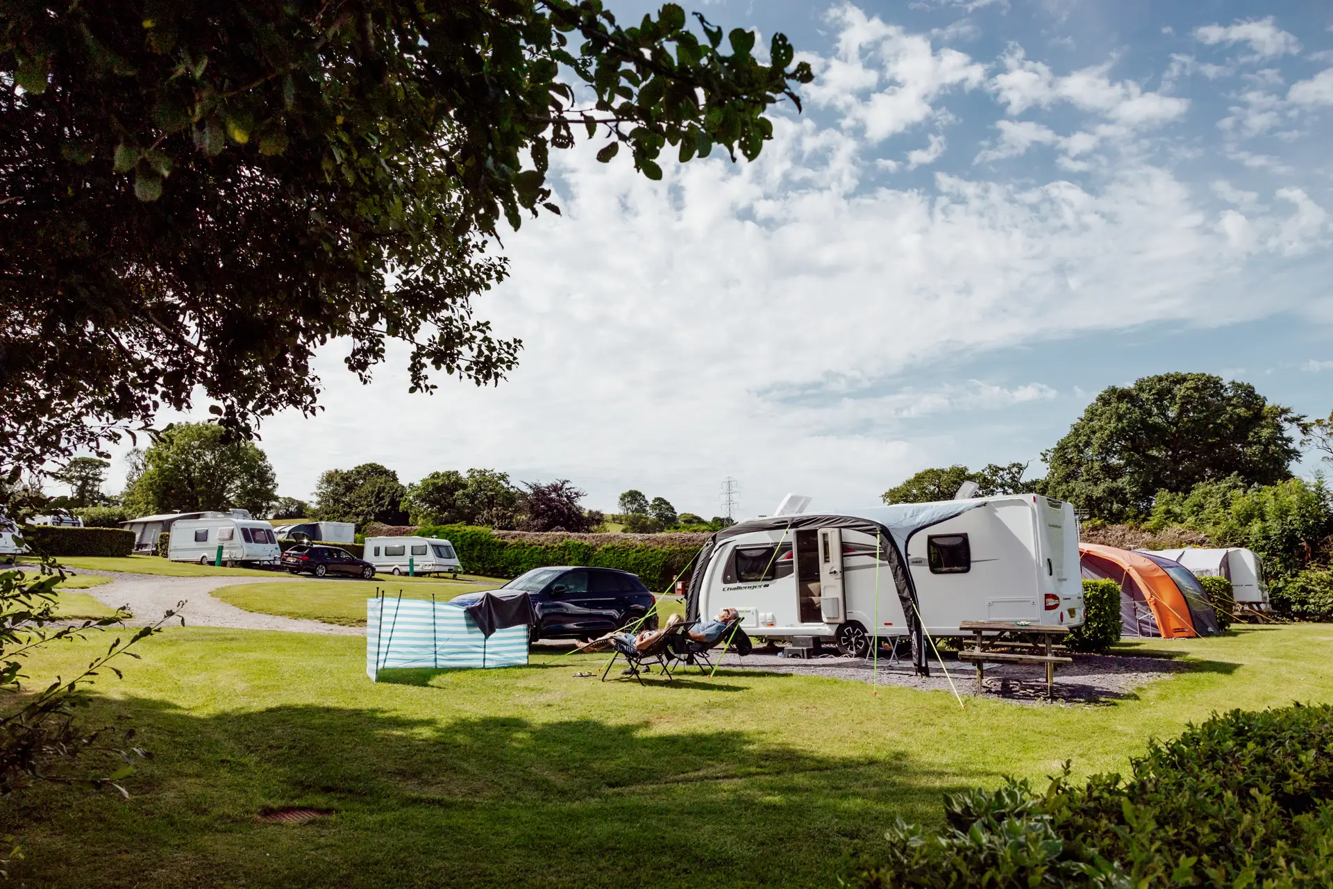 Hunters Hamlet touring pitches